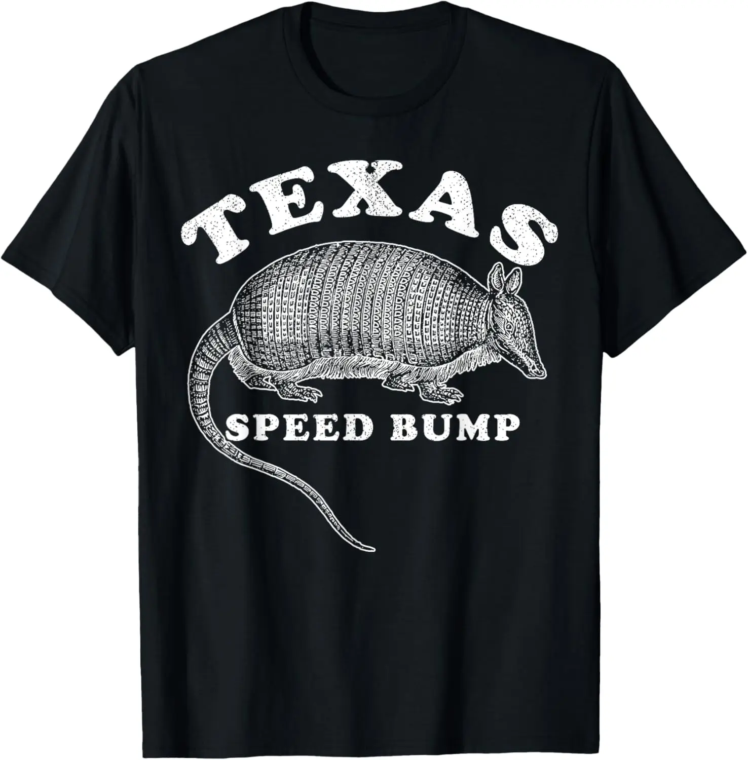 

Забавная футболка Texas Speed Bump 9-полосная броненосец