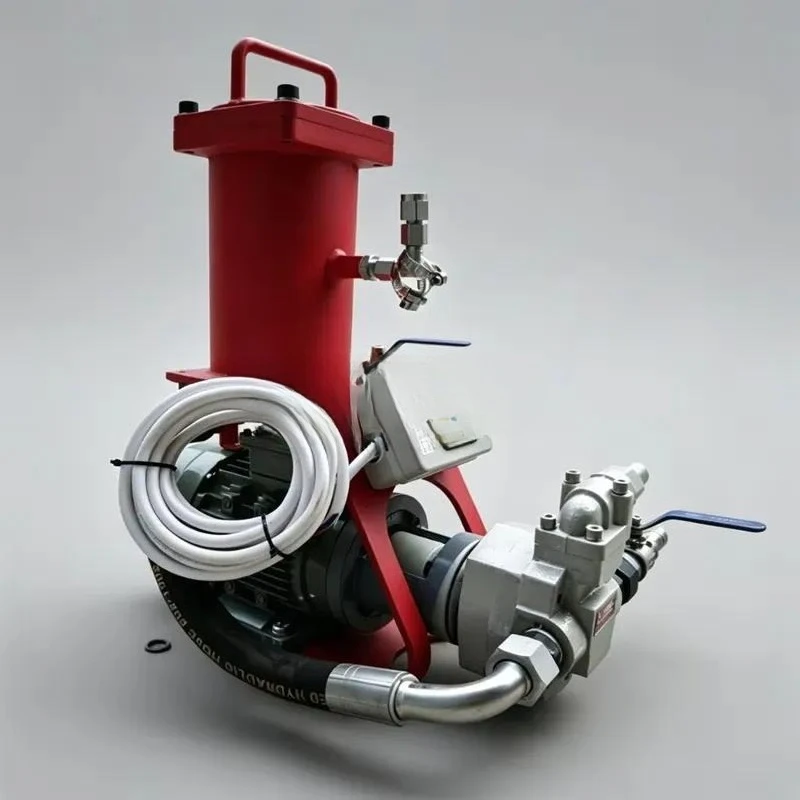 Handheld Portable Oil Filter for Hydraulic and Industrial Oil Filtration