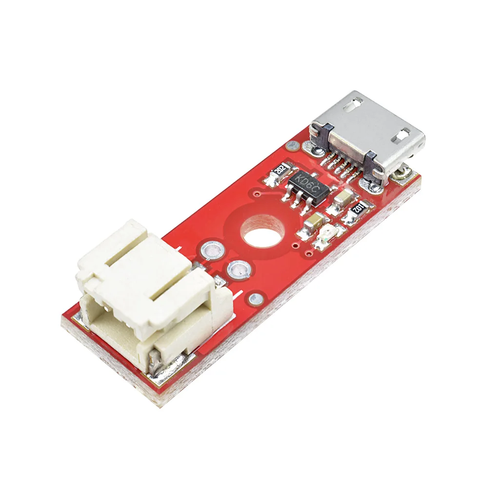 Diymore-cargador de batería de litio MCP73831, módulo de carga con interfaz Micro USB, Micro USB, 3,7 V, 500mA