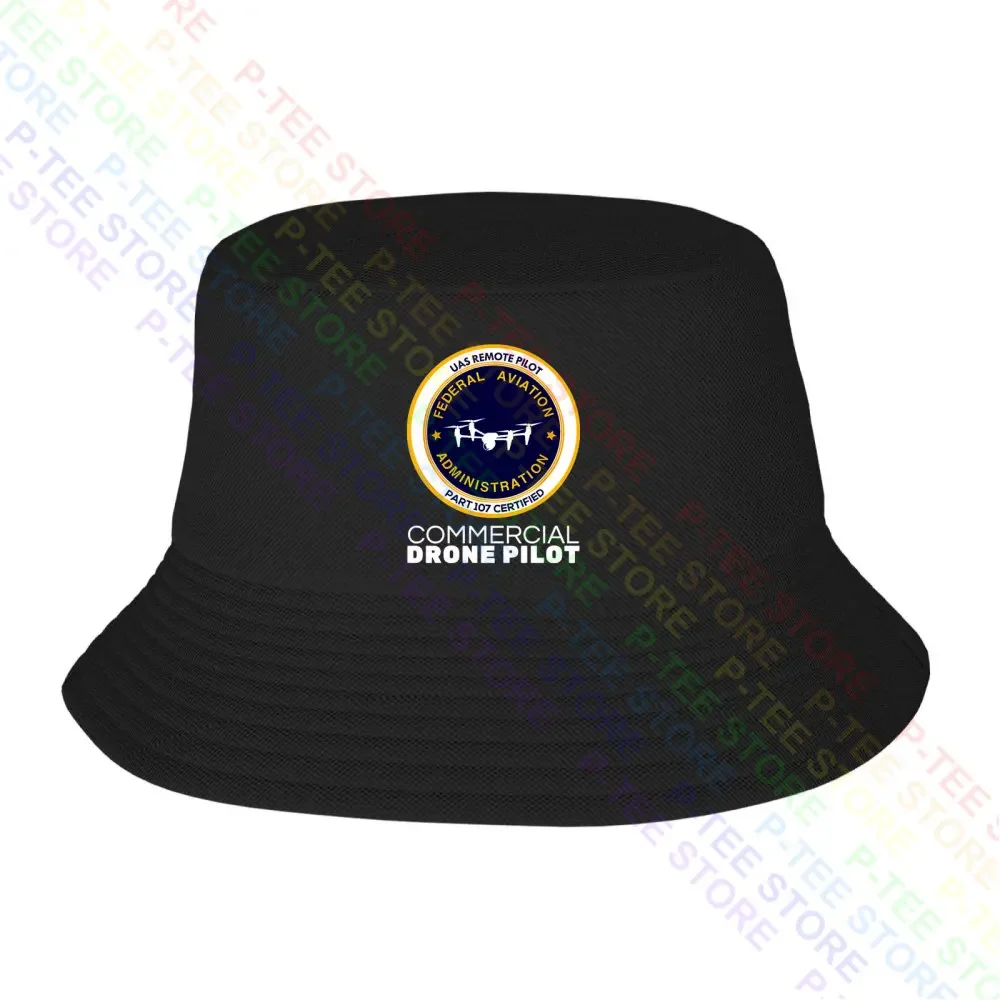 Uas Remote Pilot Part 107 Certified Commercial Drone Pilot Baseball Cap Snapback Caps Knitted Bucket Hat