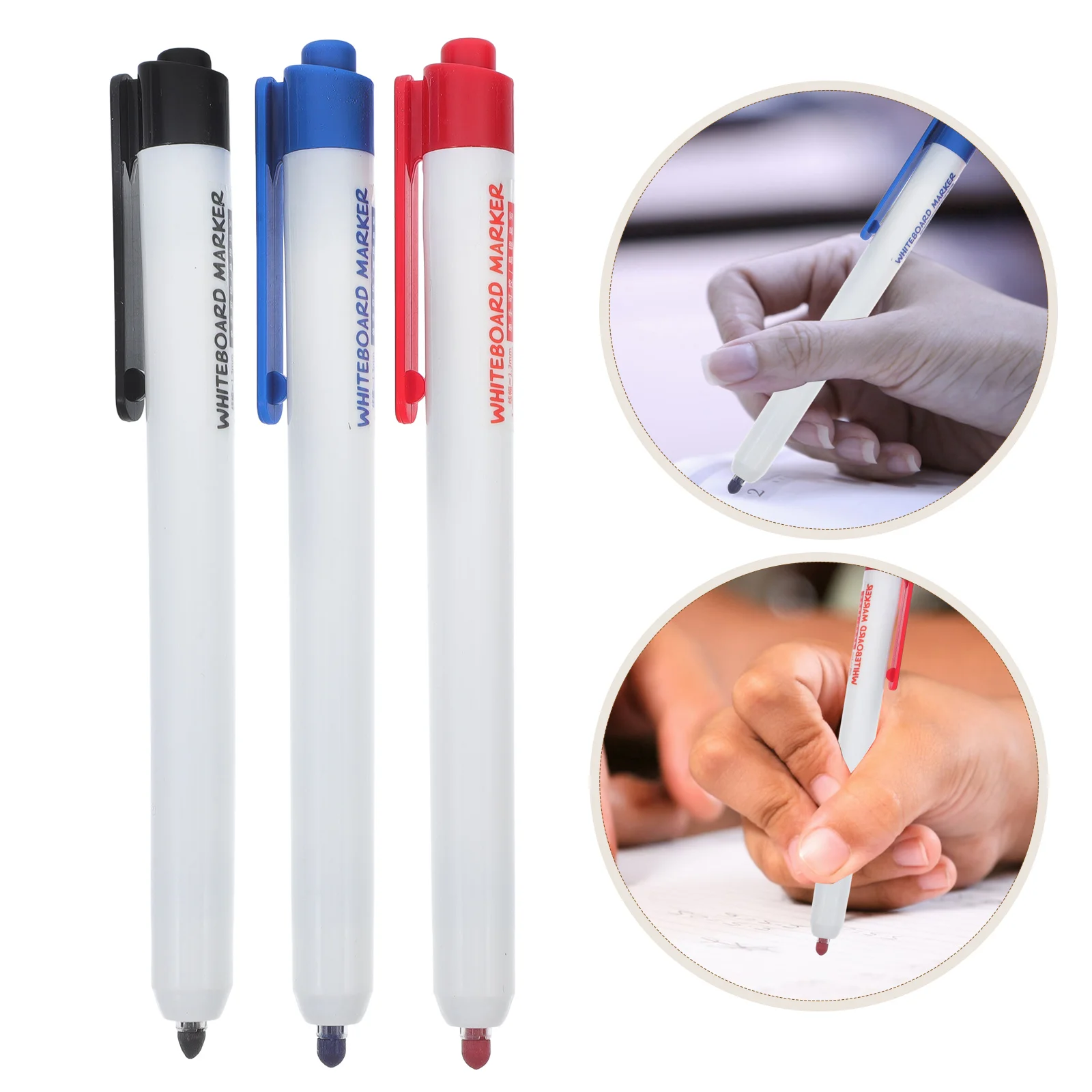 

12 Pcs Dry Erase Markers Fine Tip Erasable Pen Classroom Essentials Retractable Pens