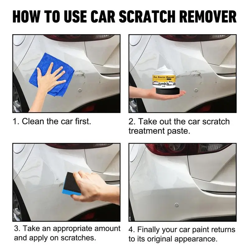 Car Scratch Repair Wax Polishing Auto Styling Wax Scratch Repair Polishing Kit Body Compound Polishing Cleaner For Vehicles