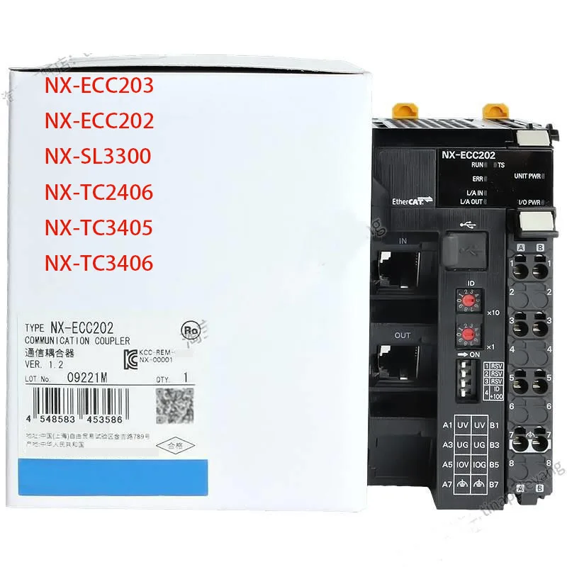 NX series temperature control unit NX-ECC203  NX-ECC202  NX-SL3300  NX-TC2406  NX-TC3405  NX-TC3406