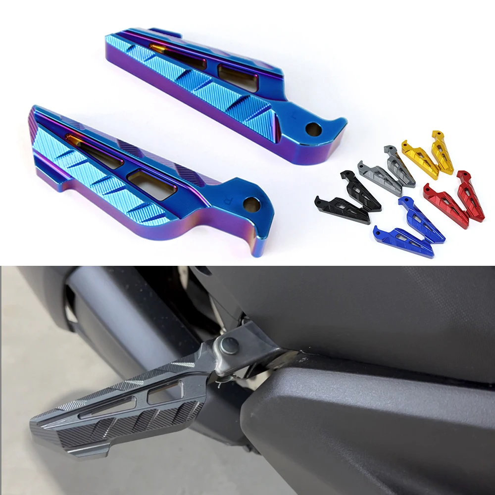 

For Yamaha XMAX 400/300/250/125 Motorcycle Rear Passenger Footrest CNC Rear Foot Pegs Pedal Accessories Parts