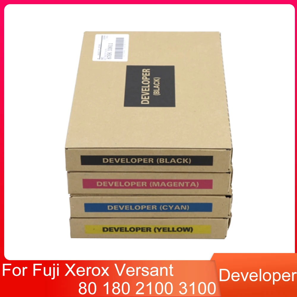 

1Set Original CMYK Developer for Fuji Xerox Versant 80 180 2100 3100 V80 V180 V2100 V3100 Developer Unit Iron Powder