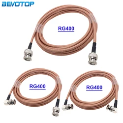 RG400 Cable Double Shielded BNC Male to BNC Male Plug High Quality Low Loss 50-3 50 Ohm RF Coaxial Cable Jumper Adapter 10CM-30M