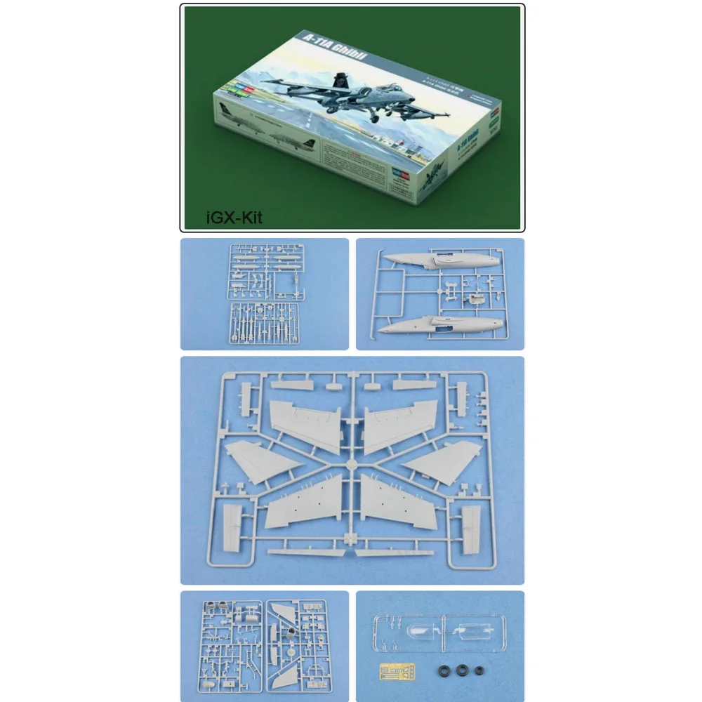 HobbyBoss 81741 1/48 Scale Italy A-11A MX Ground Attack Aircraft Plane Airplane Plastic Assembly Model Building Kit