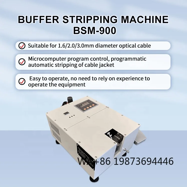 Automatic Cable Jacket Fiber Drop Cable Production Line, Fiber Optic Stripping Machine