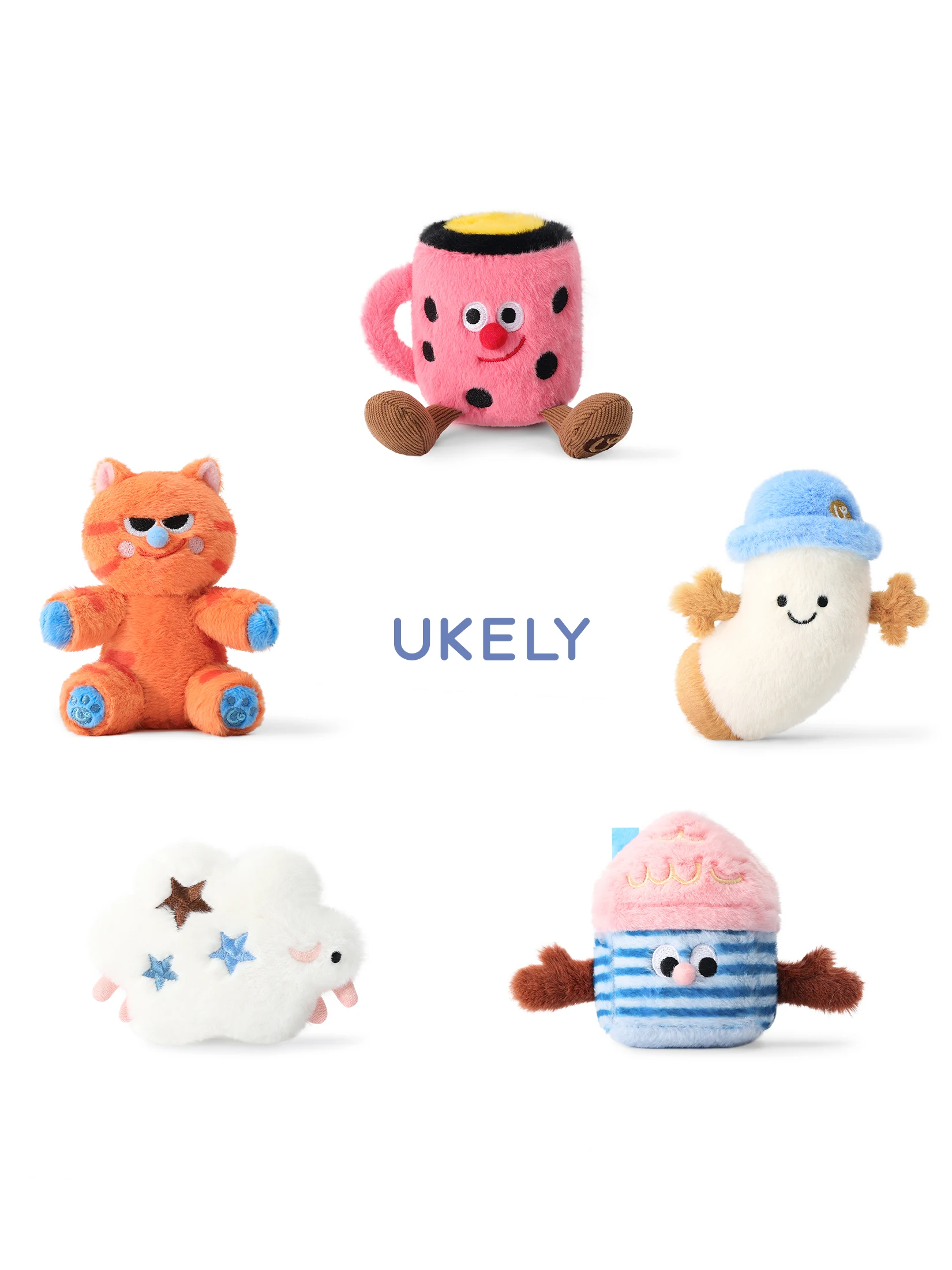 

Мягкие игрушки Ukely Plu для детей: подвесные куклы Bapa для мальчиков и девочек, куклы-младенцы, подарки, из мягкого плюшевого материала с наполнителем из ПП хлопка