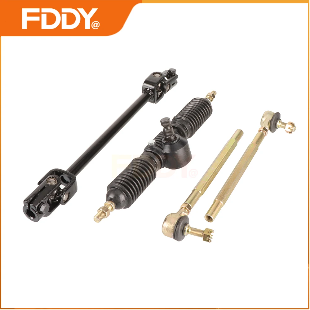 

Комплект рулевого управления FDDY для картинга: рулевое колесо 300 мм, рулевая рейка 320 мм/420 мм, тяга рулевого управления для картинга 110 куб. см, DIY квадроциклов и дрифт-трайков