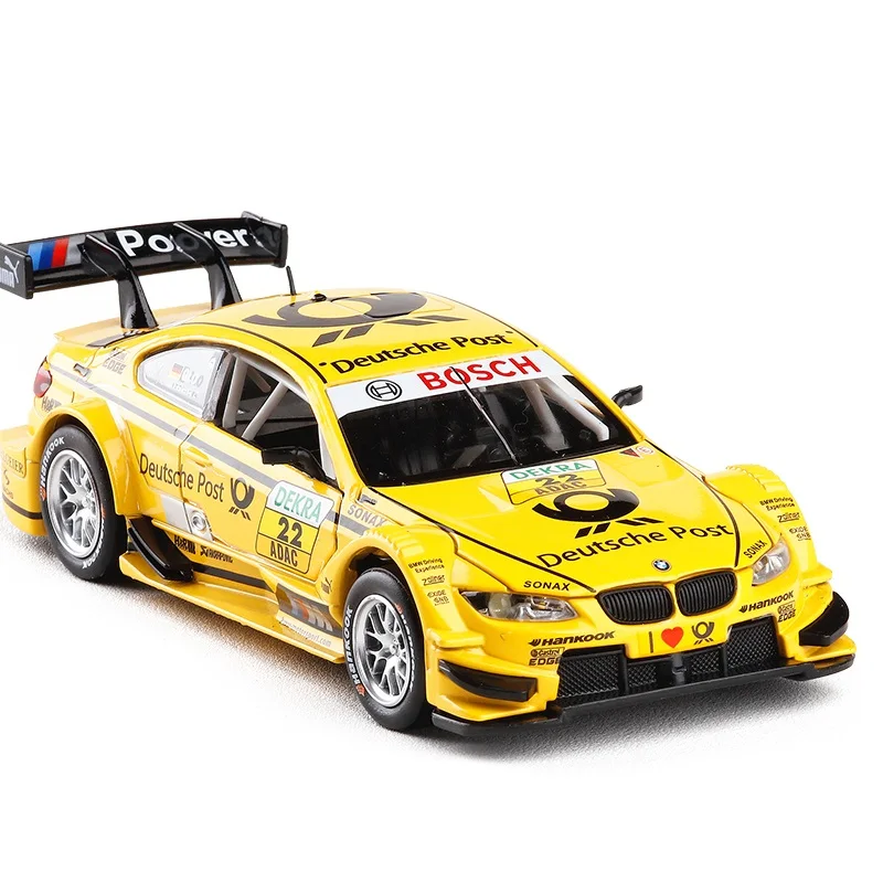 1:32 bmw m3 dtm luxo carro de corrida alta simulação requintado diecast brinquedo veículos estilo do carro liga modelo carro puxar para trás carros f299