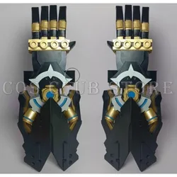 Game Genshin Impact Wriothesley Arm Accessory Anime Gauntlet Props Gloves Cosplay Costume For Men Women Halloween Role Play