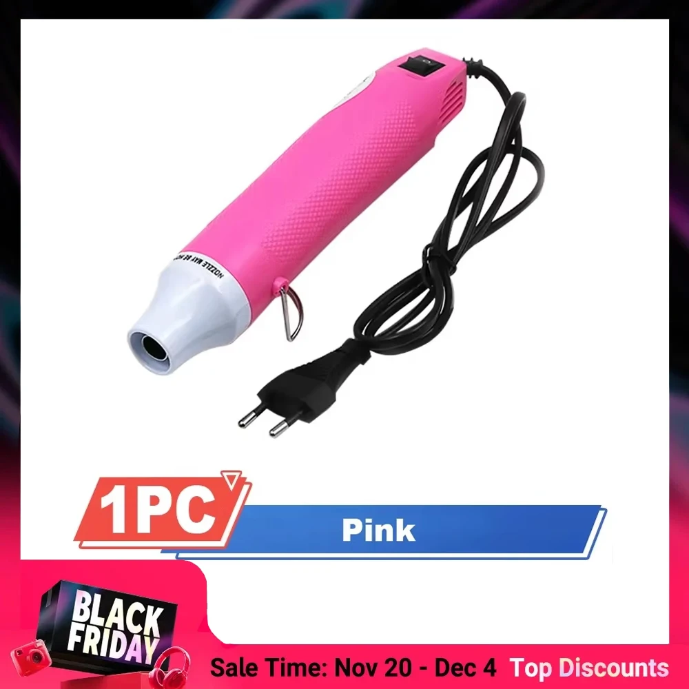 Пистолет горячего воздуха 220 В, температура пайки, вентилятор, пистолет для рукоделия, электрическая сушилка для горячего воздуха, мини-парочный пистолет для термоусадочных трубок, автомобильная упаковка