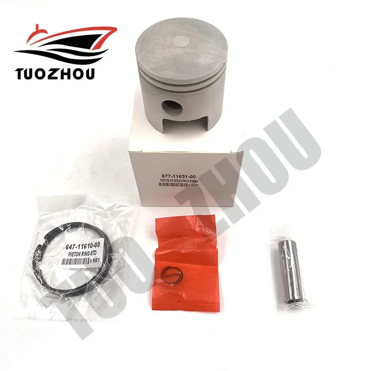 

677-11631 Piston Kit Std With Rings Replace For Yamaha Parsun 5/8HP 677-11631 -00 boat motor