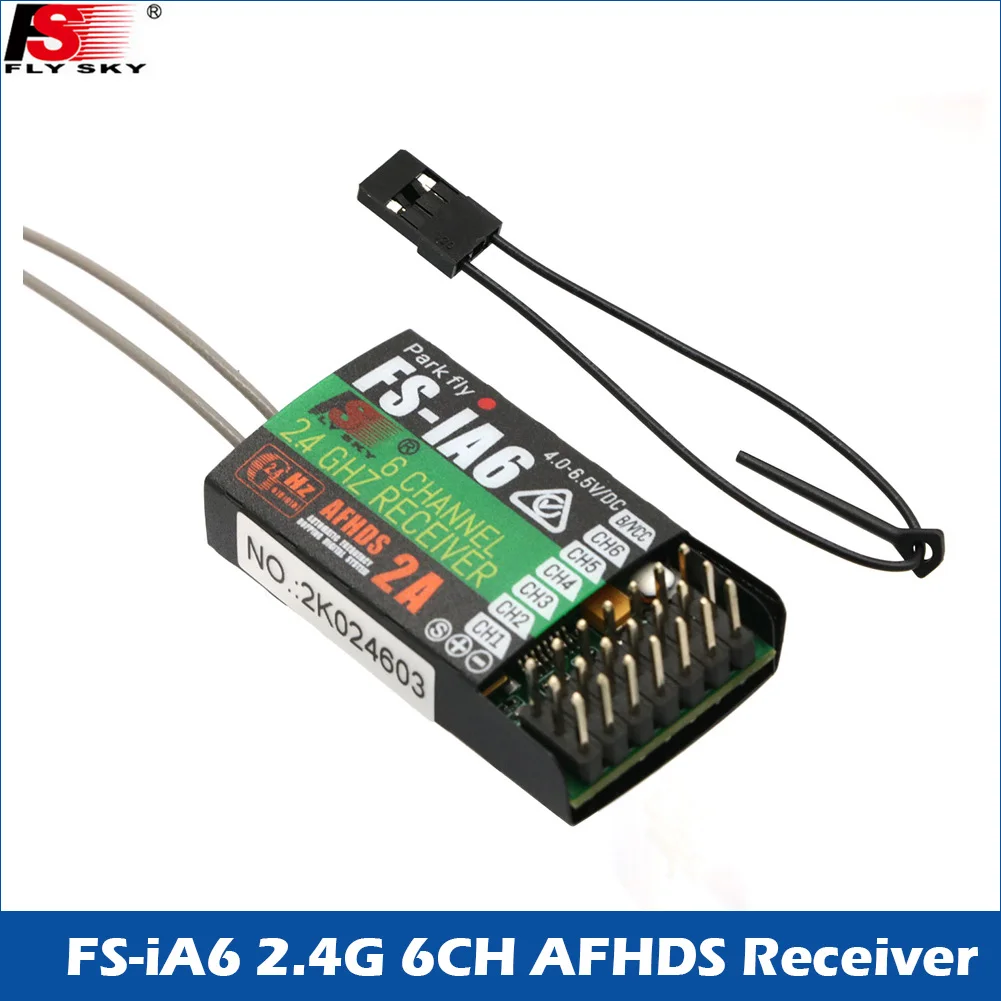 Flysky FS-IA6 FS-IA6B FS-IA10B 6CH 10CH 2.4G Antena Dual RC Receptor Para Flysky FS-I6 FSI6 FS-i6 Receiver for Flysky Transmitte
