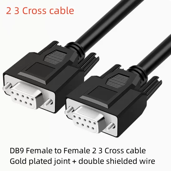 Hailege 2x DB9 Buchse Adapter – RS232 Auf Schraubklemmenblock, Seriell Zu Terminal, 9-polig