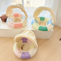 Rooxin Inflatable Swimming Seat Ring Pool Float Baby Swim Ring Tube For Kid Child Swimming Circle Beach Water Play Equipment
