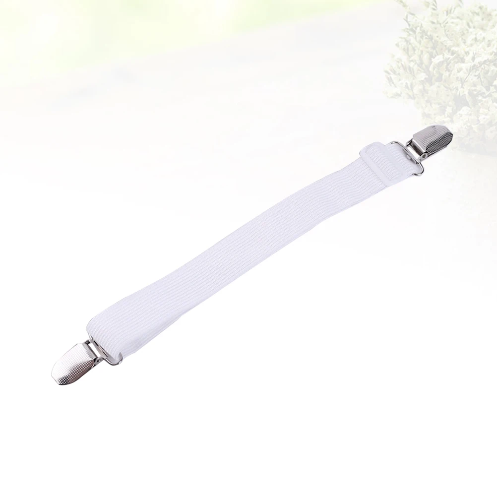 

4pcs Bed Sheet Fasteners Adjustable Elastic Straps Grippers Clips Strong Hold Mattress Cover Secure Heavy Duty Multifunctional