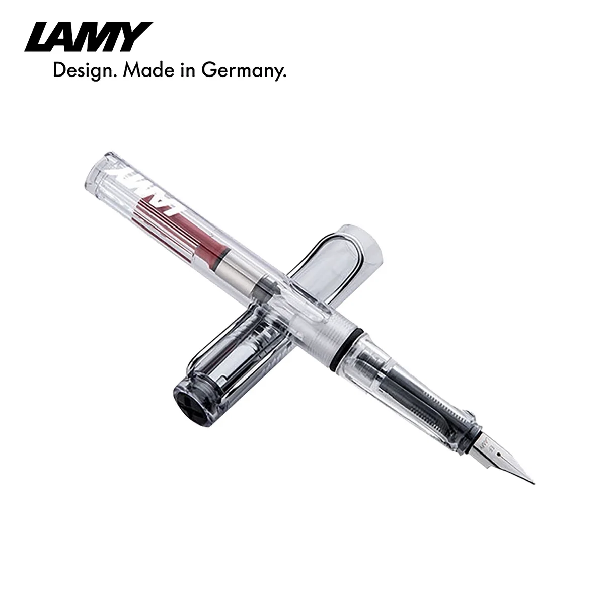 Pluma estilográfica LAMY Vista Confidence de Alemania, juego transparente, edición limitada, regalo de negocios, material escolar, material de oficina