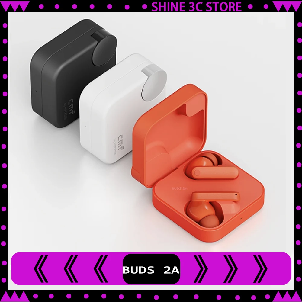 CMF by Nothing Buds 2A In-Ear Wireless Earphone Hi-Res ANC Long Battery Life Fast Charge Low Delay Bluetooth Earbud