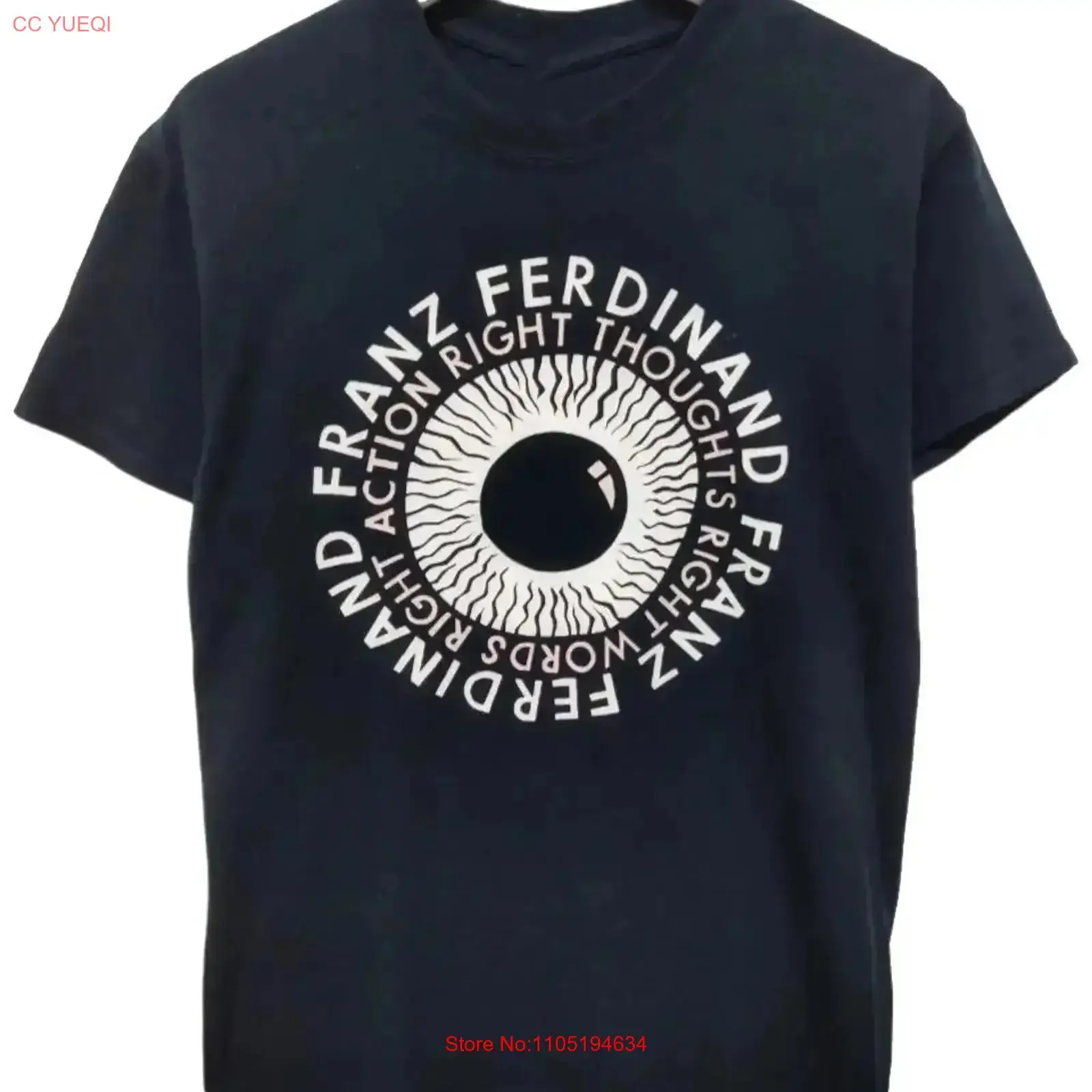 Franz Ferdinand Black Cotton Full Size For Fan T Shirt Adults BL110 vintage Washed homme Unisex Stretched Top For Everyday Wear