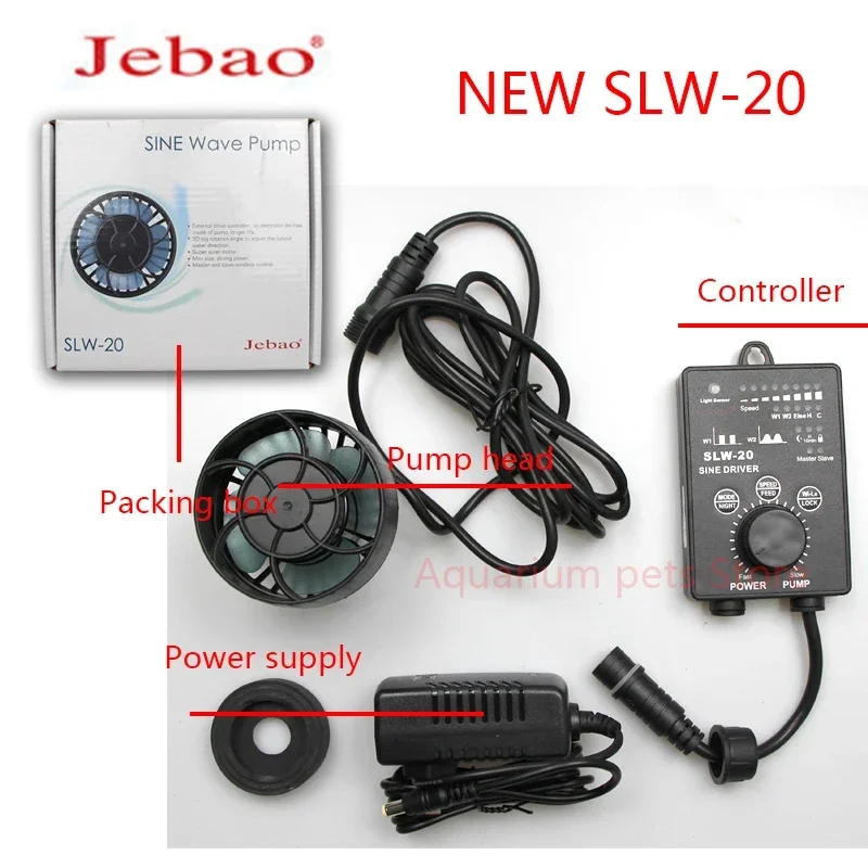 jebao SLW-3 SLW-5 SLW-10 SLW-20 SLW-30 fish tank mini wave pump sea tank aquarium intelligent surf pump flow pump frequency