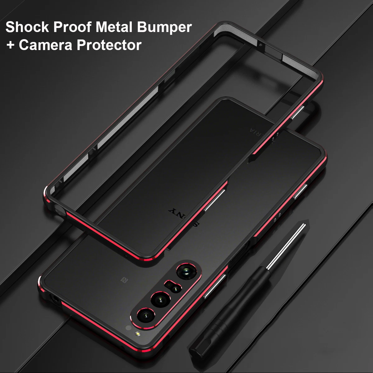 Aluminum Bumper Case For Sony Xperia 1 IV 5 iii 10 iii 1 V Metal Camera Protector Frame Phone Cover XA1 XA2 Shockproof Case