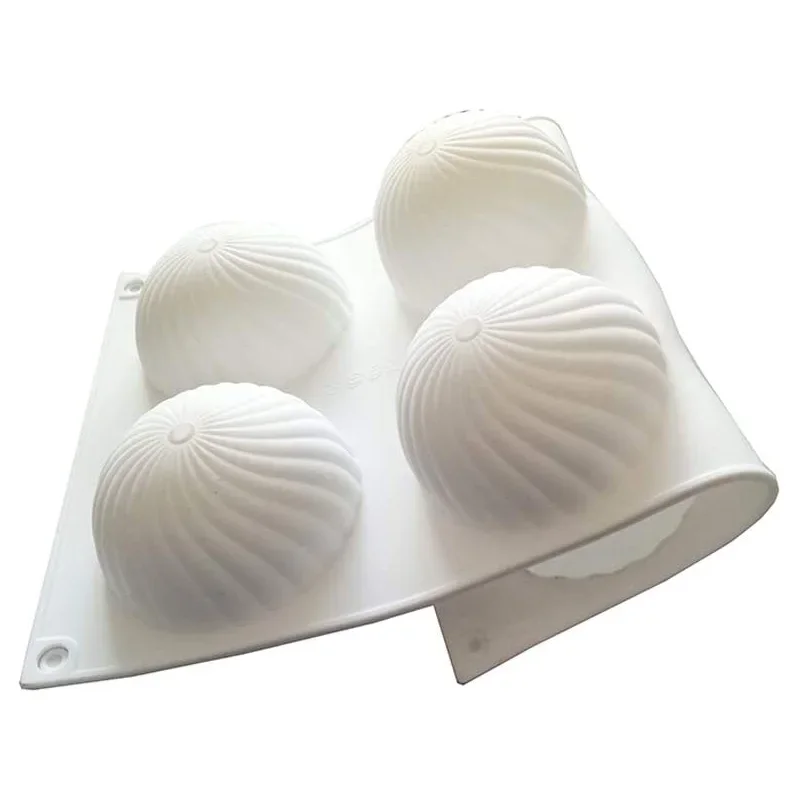 Ball Sphere Silicone Mold For Cake Pastry Baking Chocolate Candy Fondant Bakeware Round Shape Dessert Mould DIY Decorating