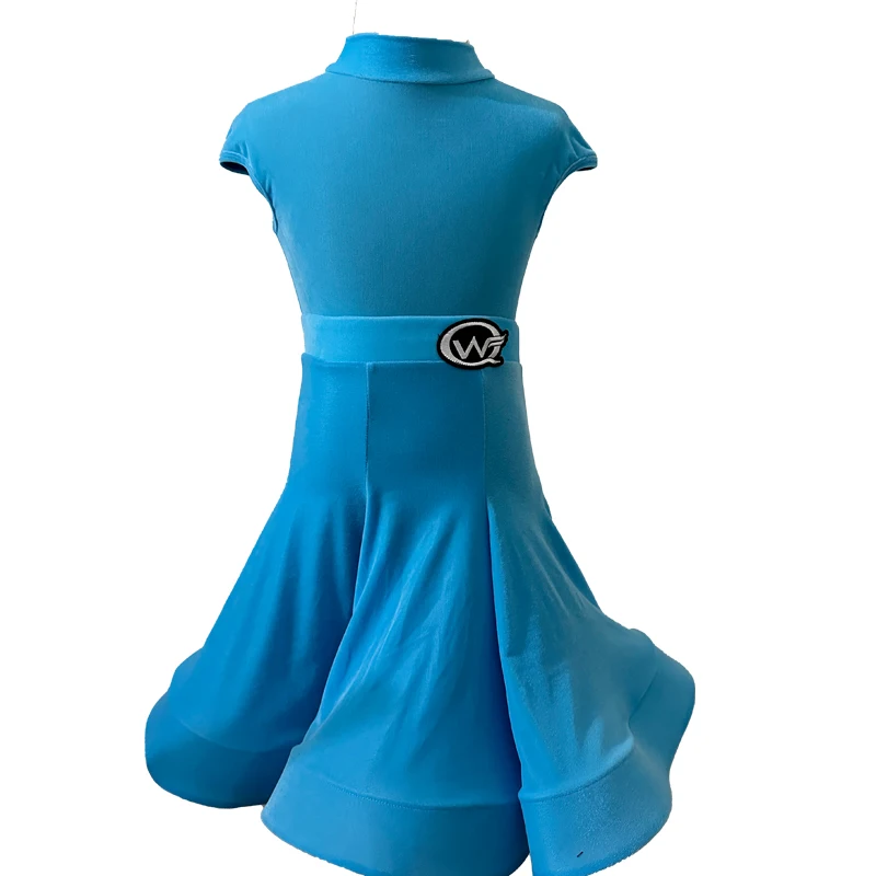 

new style of childrens Latin dance competition costumes for the Cha-cha dance girls stage costumes and performance Latin dance
