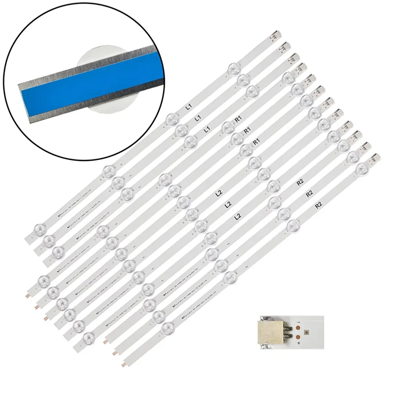 

ABSE-12Pcs LED Strip For 47LN5708-ZA 47LN570R-ZA 47LA620S 47LN5400 6916L-1174A 6916L-1175A 6916L-1176A 6916L-1177A 47LA620S