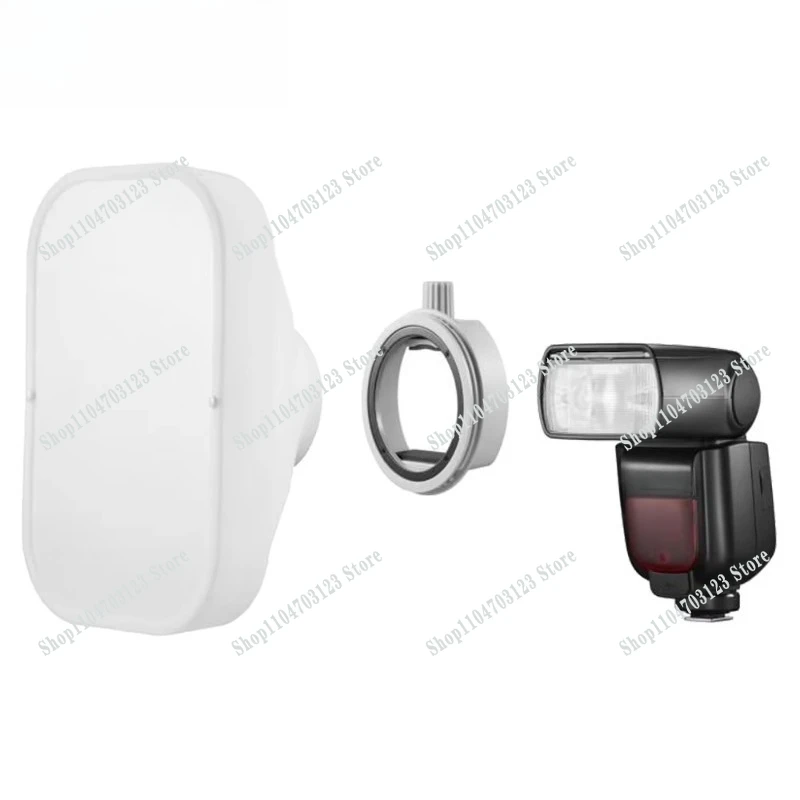 Soft Box Diffusion Dome Kit with 3 Adapters, Foldable Diffuser for V1 Series V1 ML30 ML60BI AD200PRO