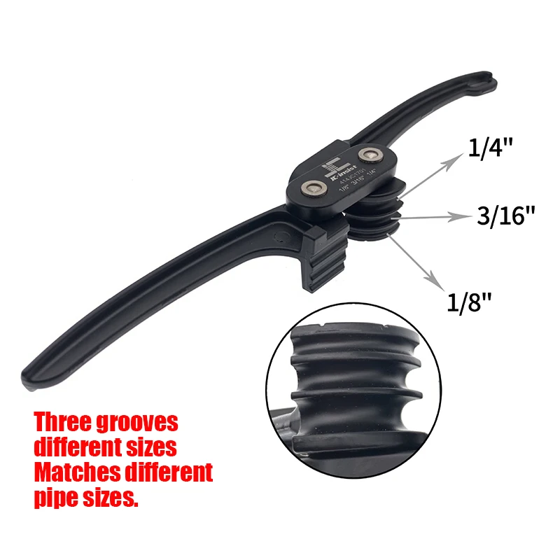 Imagem -02 - Tubular Crimping Tool Copper Pipe Bender Fuel Brake Pipe Hand Tool 90 ° em 16 8