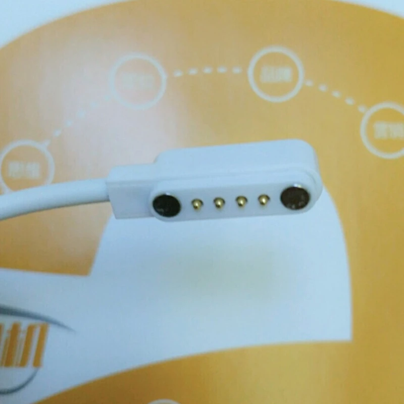 Universal Charging Cable 4 Pin Magnetic Cable Cord For Smart Watch GT88 GT68 KW08 KW18 KW88 KW98 Power Cable