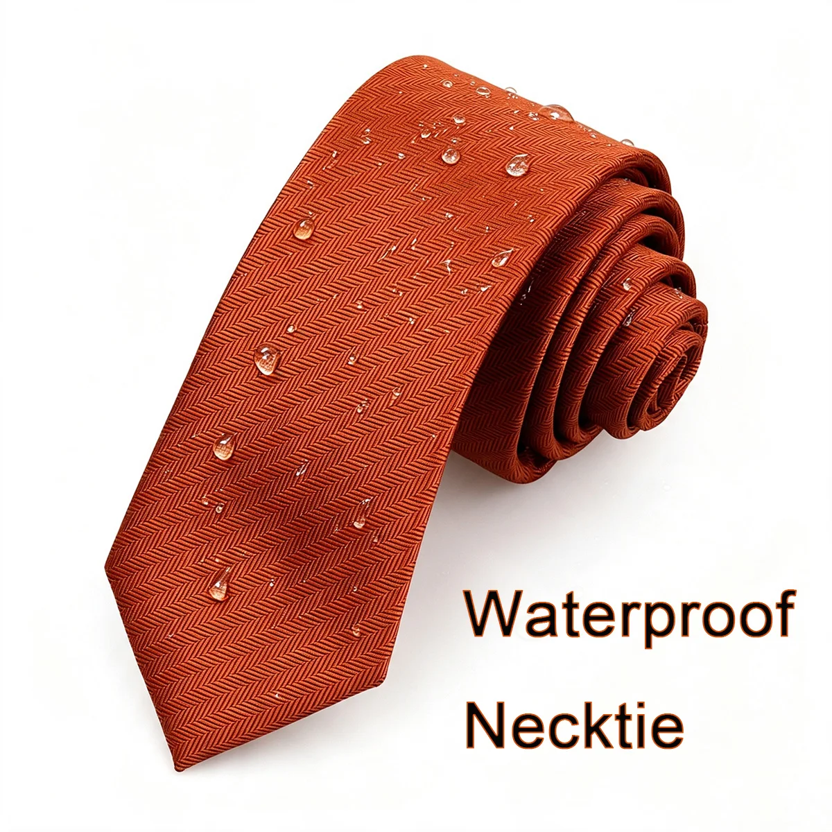 HUISHI Skinny Tie 6CM Men Necktie Waterproof Luxury Business Tie For Man Wedding Party Gift Fashion Elegant Accessories Cravatas