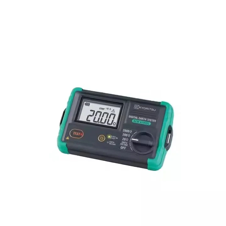 New-original Kyoritsu Kew 4105dl Ip67 Dust Water-proof Rugged Earth Tester 0.01-2000ohm Resistance Meter Digital Earth Tester - Image 3