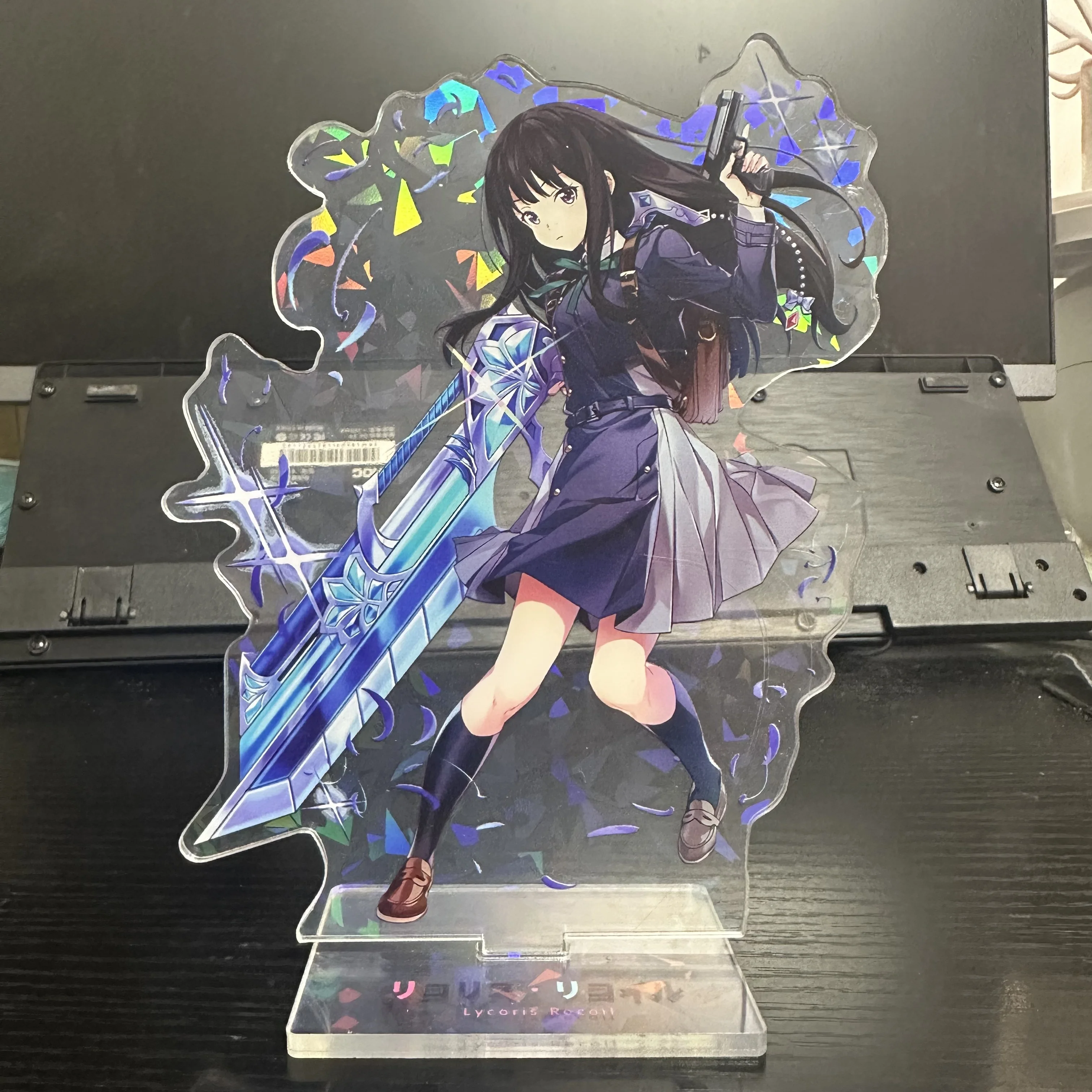 Anime Lycoris Recoil Figures Nishikigi Chisato Acrylic Stands Takina Inoue Character Model Plate Desk Decor Standing Sign Toys