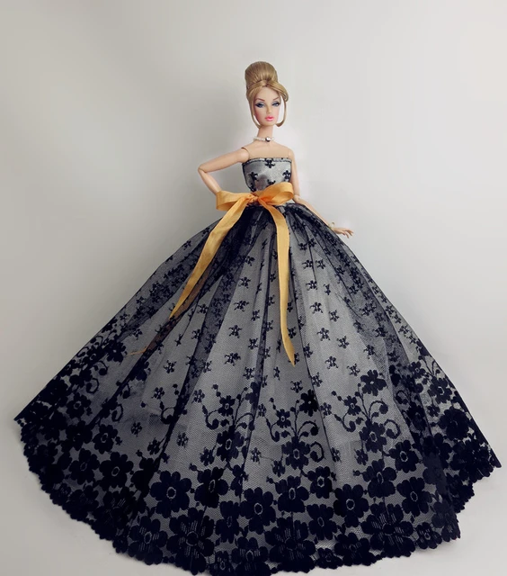 Dress gown For Barbie Dolls 1 6 wedding pullip Doll Accessories clothes Princess party Toys Best Girl Christmas Gift AliExpress