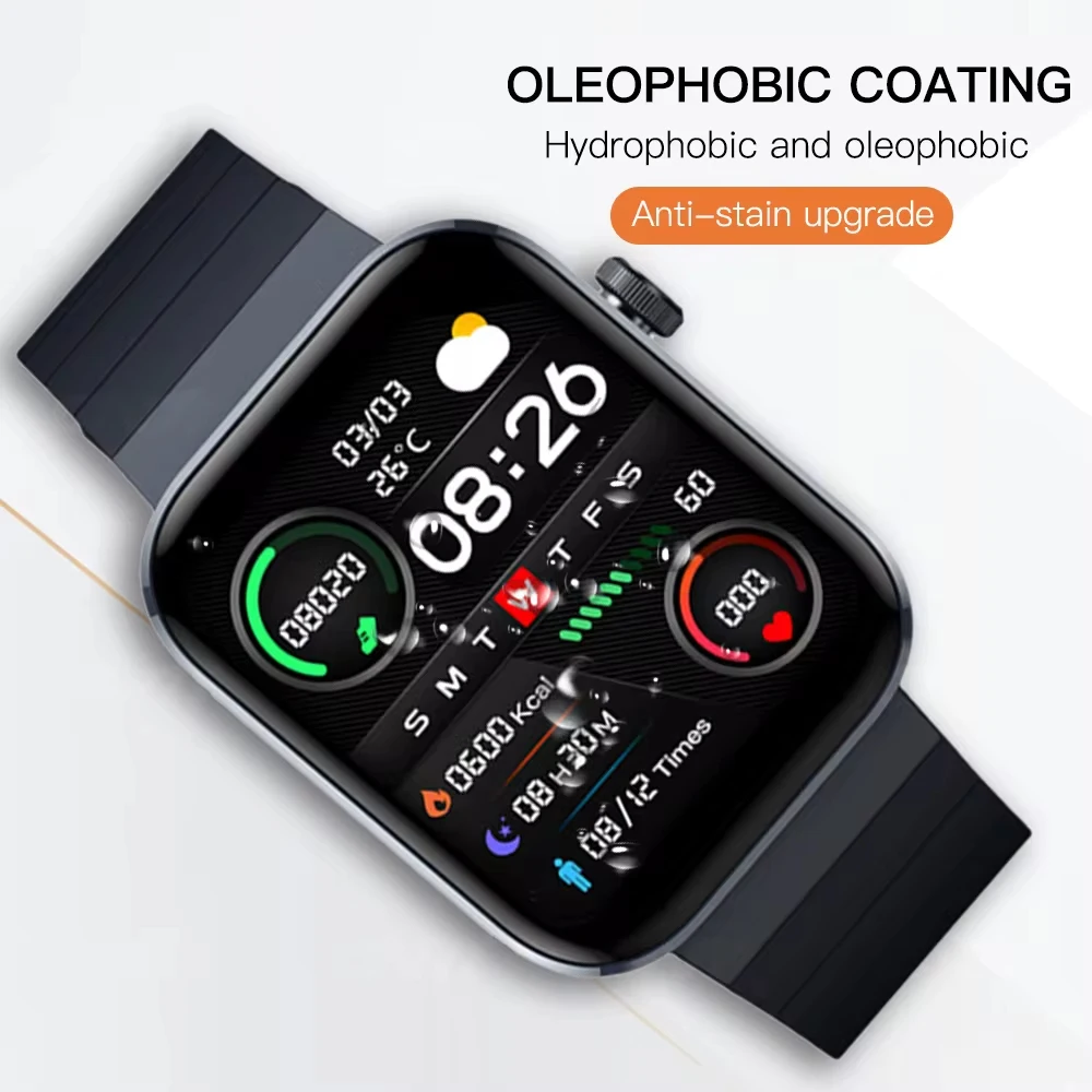 Пленка для часов Mibro T1, аксессуары для полного покрытия, защита экрана от царапин, 3D изогнутые края, защитная пленка HD для Mibro T1