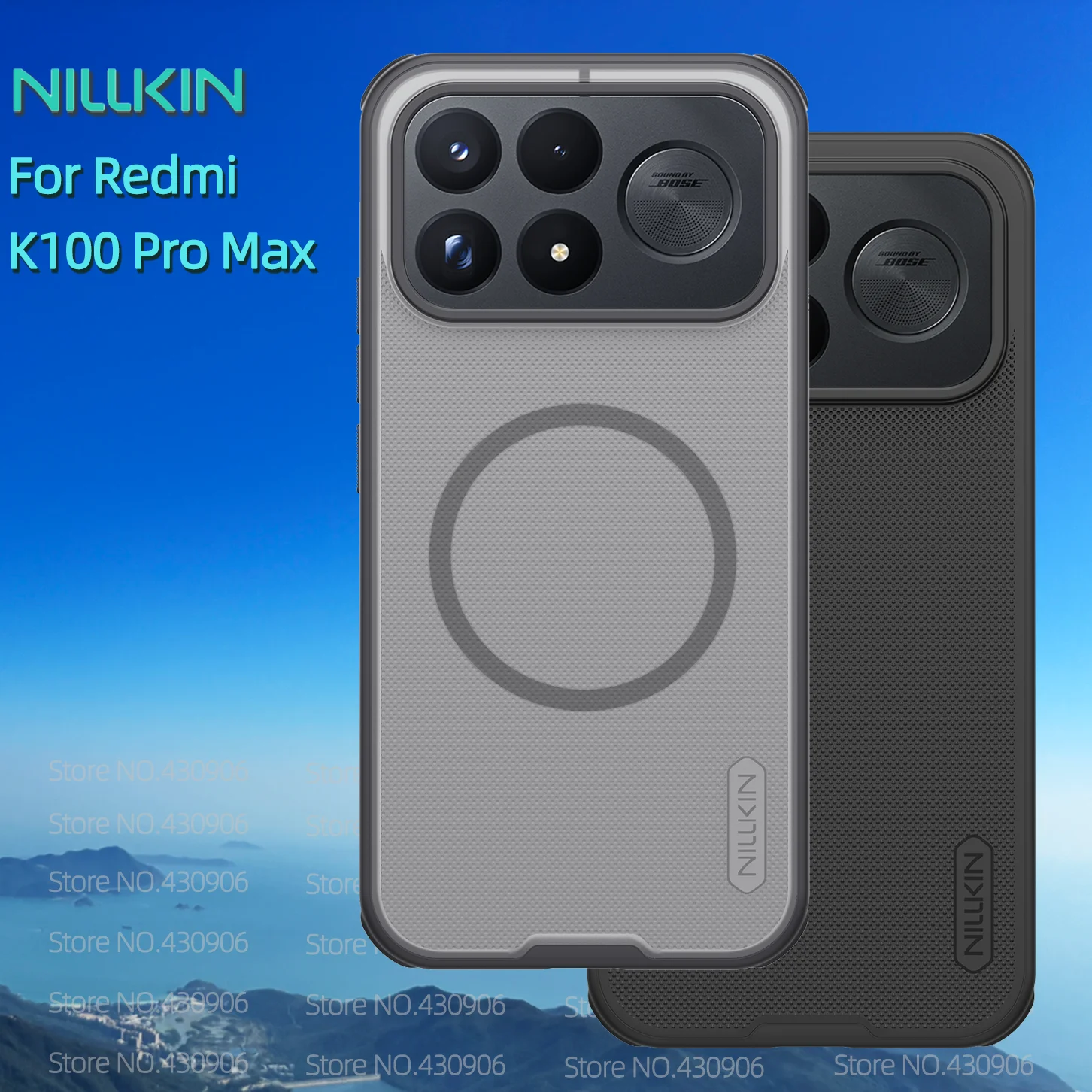 NILLKIN For Redmi K100 Pro Max Case Fitted Case Magnetic Super Frosted Shield High Quality Matte PC Cover