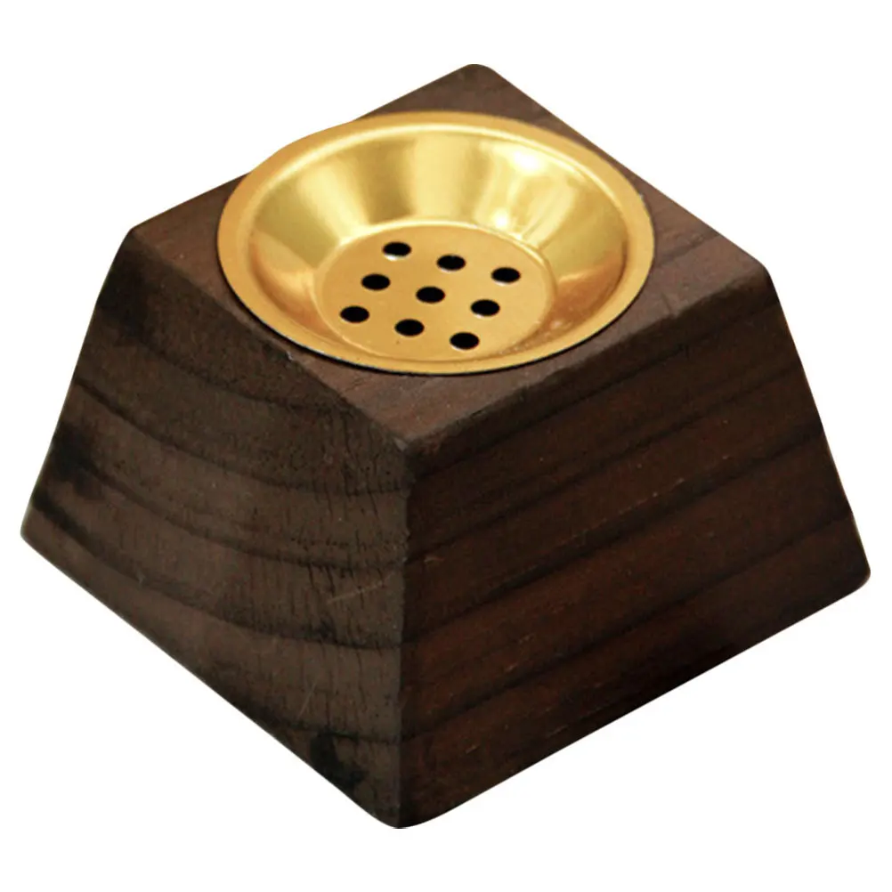 

Black Wood Burner Compact Tabletop Design For Meditation Aromatherapy Home Decor Japanese Style Incense Holder Wooden Incense