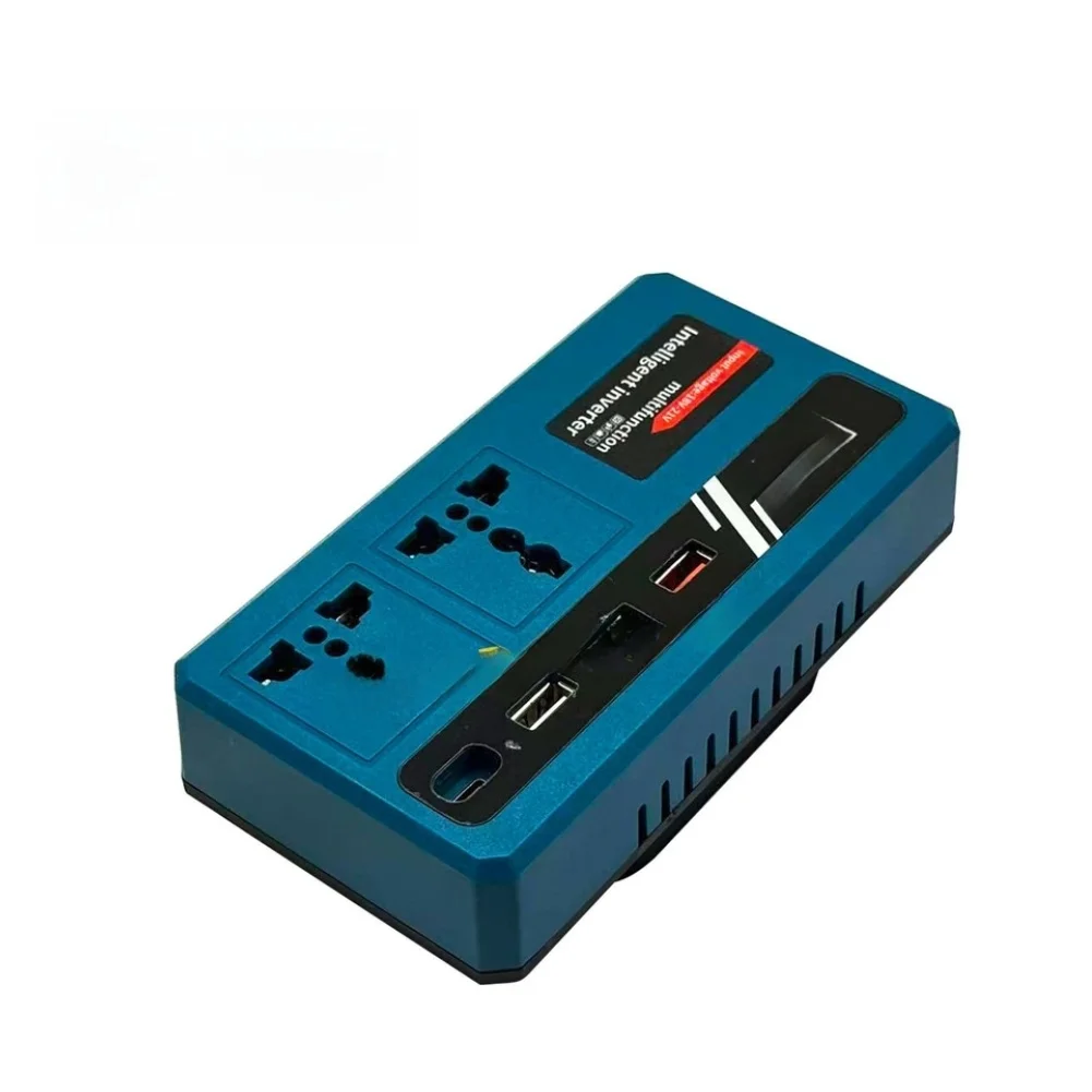 

4-USB Charger Dual Port Inverter Plastic Material Stable Power Conversion Efficient Power Conversion 15.6*8.2*6.8cm For Travel