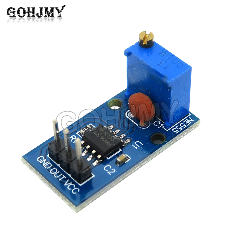 NE555 frequency adjustable pulse generator module