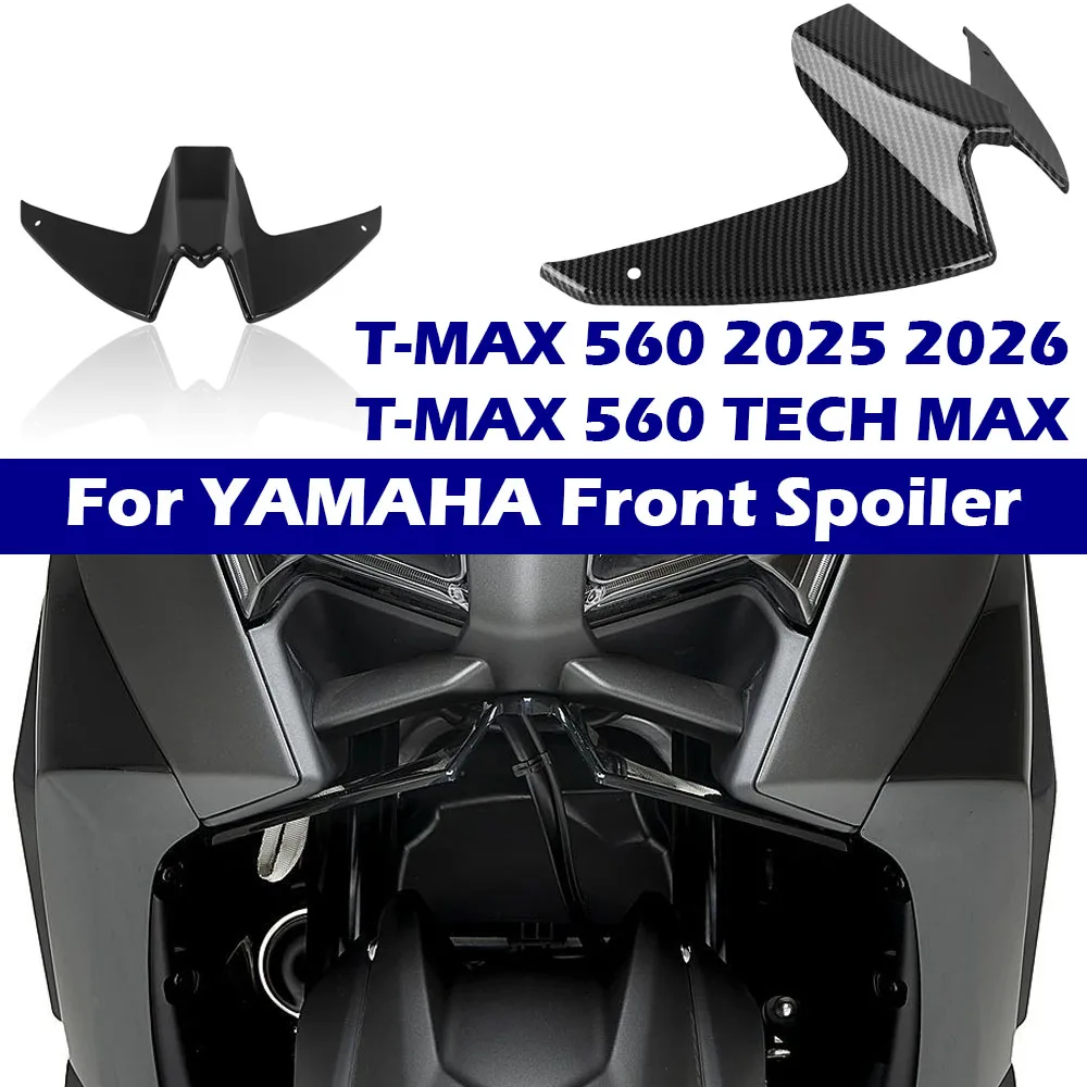 

For YAMAHA T-MAX T MAX TMAX 560 TECH MAX 2025 2026 Motorcycle Front Sport Downforce Spoiler Naked Aerodynamic Wing Deflector