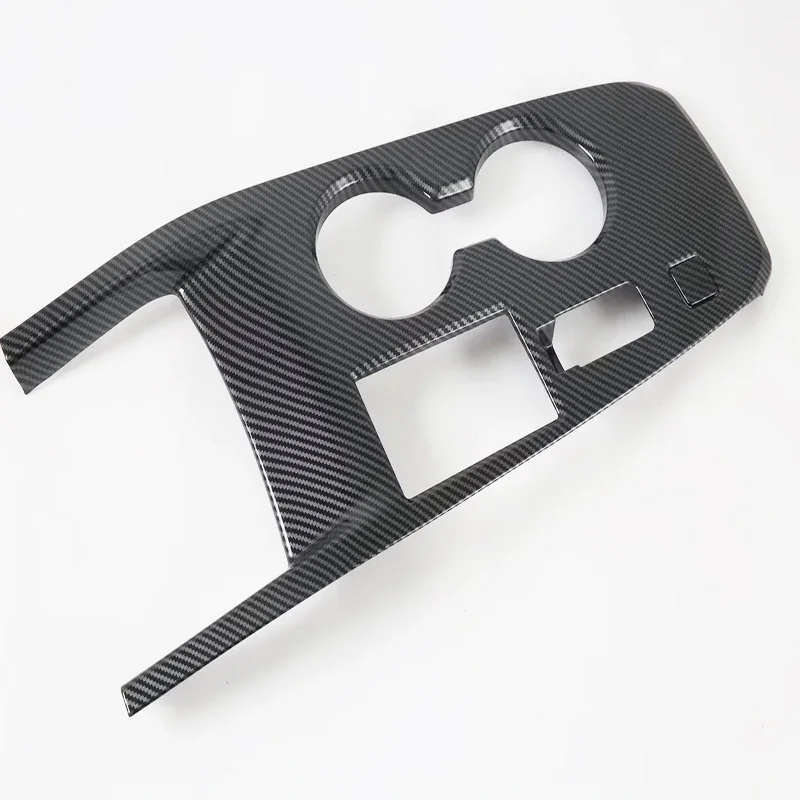 

For Nissan Qashqai J12 2023 2024 ABS Carbon Fibe Console Gear Panel Frame Console Gear Shift Panel Cover Trim Car Accessories