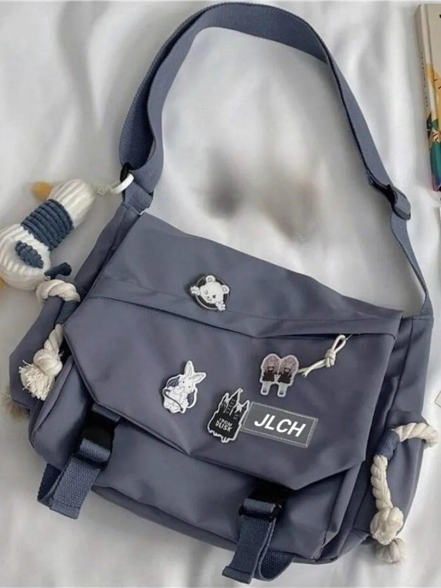 

Women's Oxford Handheld Shoulder Bag Versatile Large Capacity Crossbody Bag Retro Work Travel School Postman Bag