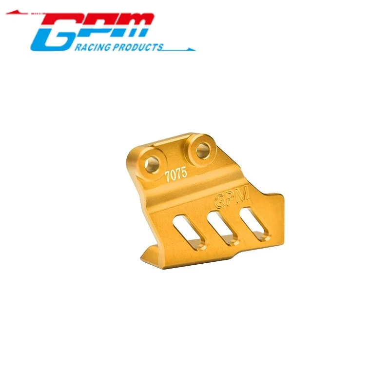 Gpm mx058 alumínio 7075 protetor de corrente para losi 1/4 promoto mx motocicleta rc atualização