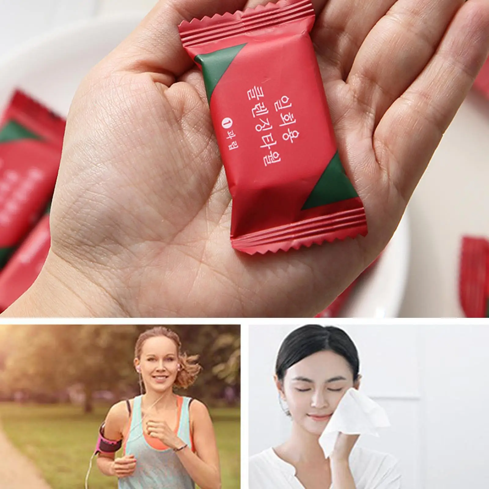 30/50/100pcs Disposable Compressed Towel Soft Compressed Hand Wipe Towel Non-Woven Makeup Wipes Portable Travel Makeup Cleaning