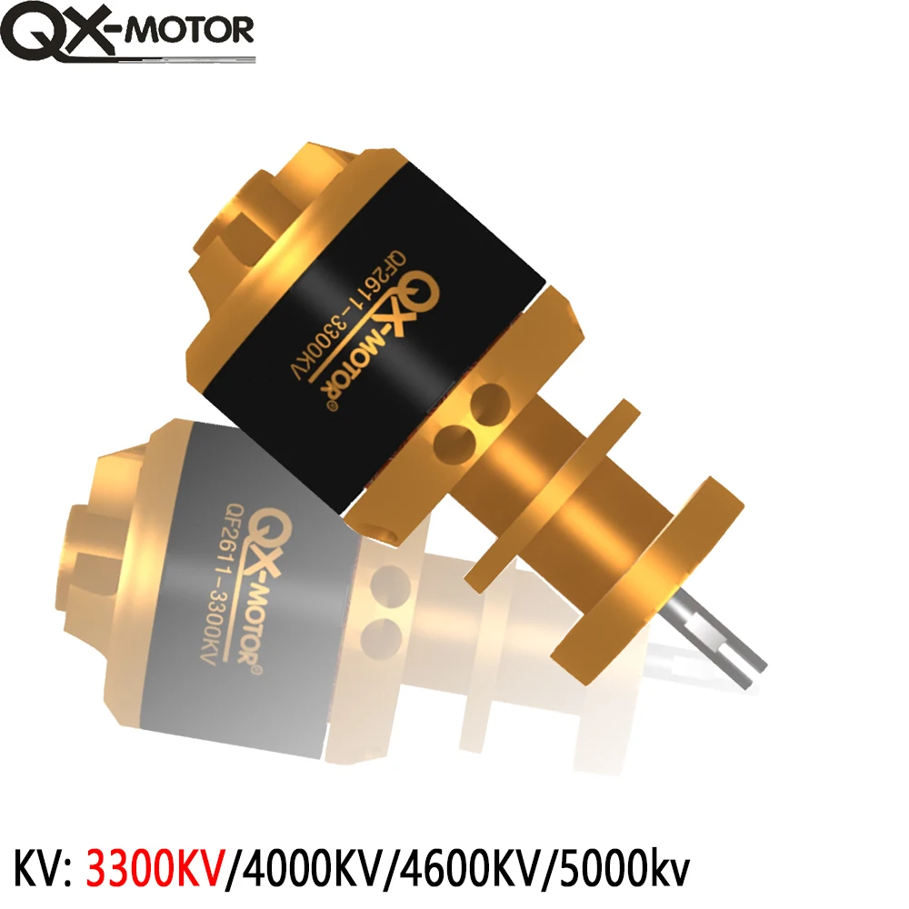 QX-MOTOR QF2611 3300KV 4000KV 4600KV 5000KV silnik bezszczotkowy do 50mm 64mm EDF części do zdalnie sterowanych zabawek