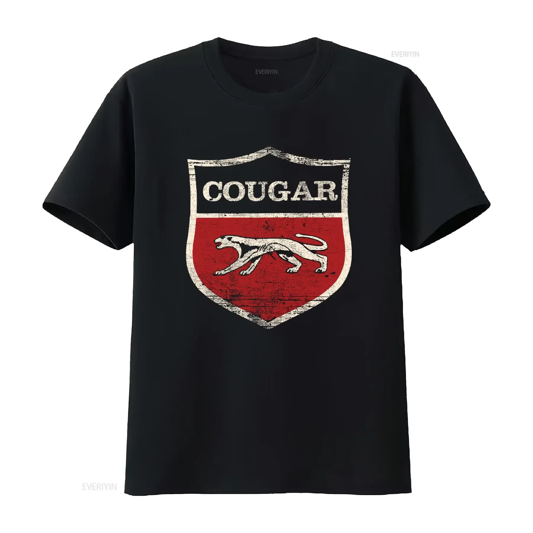 Mercury Cougar Vintage Classic T Shirt Retro Shield Design with Logo Perfect for Car Enthusiasts vintage Washed