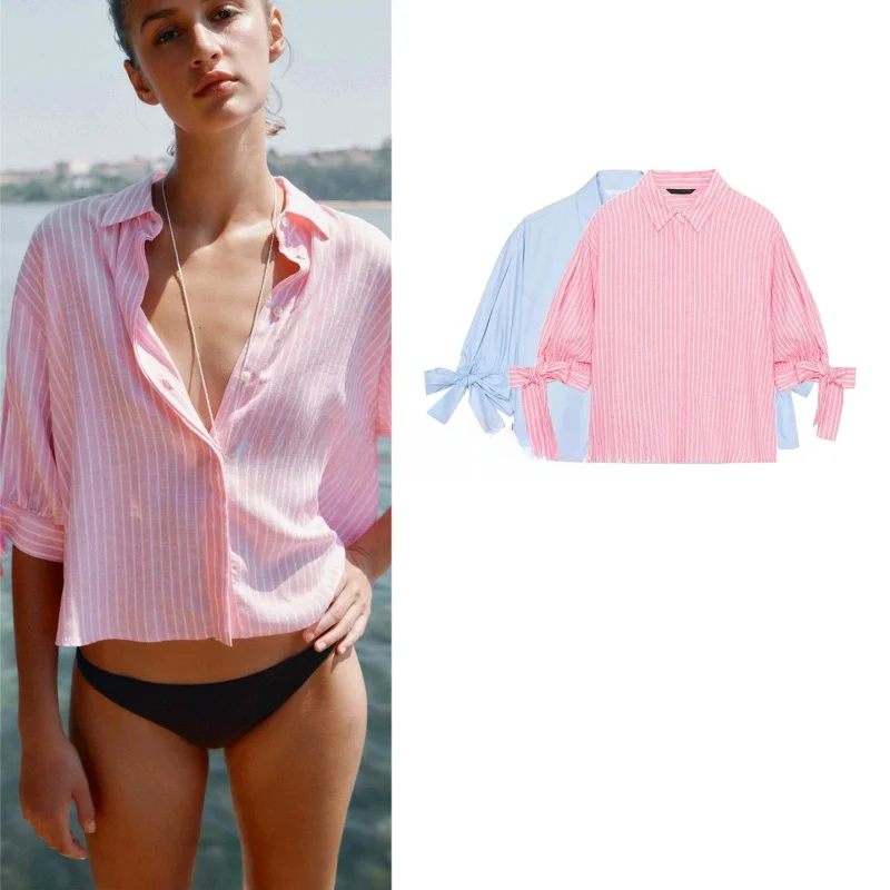 

Новый осенний женский льняной воротник из смешанного волокна с узлом, полосатый верхний воротник, длинный свеч, защита от ультрафиолета, стандартный крой